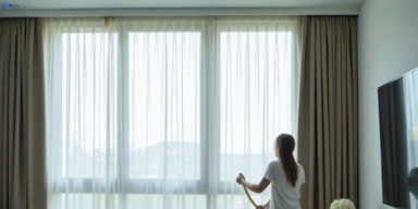 Delicate sheer drape cleaning wallace-vic Matty Curtain Cleaning